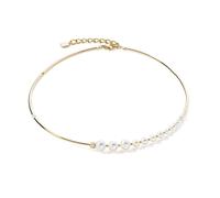 Coeur De Lion Couer De Lion Asymmetry Freshwater Pearls Gold Tone Necklace 42+6cm
