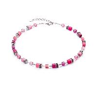 Coeur De Lion Couer De Lion Geocube Iconic Viva Magenta Necklace 42+6cm