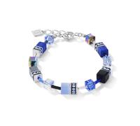 Coeur De Lion GeoCUBE Cobalt Blue Bracelet 0.6cm, 18.5cm + 3cm