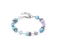Coeur De Lion GeoCUBE Iconic Aqua Lilac Crystal Bead Bracelet 2838/30-2026