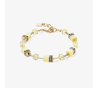 Coeur De Lion GeoCUBE Iconic Gold Tone Mono Gold Bracelet 4020/30-0120