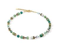 Coeur De Lion Geocube Iconic Precious Green Necklace 42+6cm