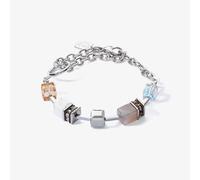 Coeur De Lion GeoCUBE Statement Precious Chunky Multi Stone Bracelet 4520/30-1210