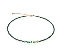 Coeur De Lion Gold Joyful Colour Green Bead Necklace - Gold