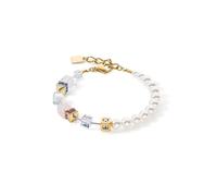 Coeur De Lion Geocube Precious Fusion Pearl Multicolour Pastel Bracelet 18+3cm