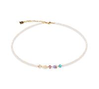 Coeur De Lion Joyful Colours Update Multicolour Gold Tone Necklace 0.4cm, 42cm + 6cm