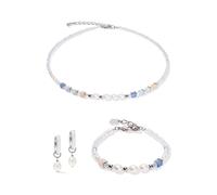 Coeur De Lion Silver Cosmic Pearls Pastel Cubes Gift Set - Silver