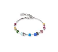 Coeur De Lion Silver Rainbow Lite Mini Cubes Bracelet - Silver