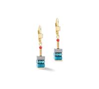 Coeur De Lion Sparkling Classic Elements Gold Energy Gold Tone Drop Earrings 0.6 x 3.6cm
