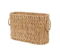 Coeusy Toilet Paper Storage - Water Hyacinth Toilet Paper Organizer for 6-9 Mega Rolls, Wicker Storage Basket for Bathroom, Kitchen, Under Sink