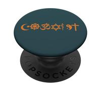 Coexist Harmony of Religions & Faiths PopSockets Adhesive PopGrip