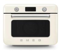 Smeg 50's Style COF01CRUK Multifunction Mini Oven with Steam & Air Fry - Cream, Cream