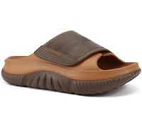 COFACE Mens Recovery Sandals Arch Support Orthopedic Plantar Fasciitis Walking Indoor Outdoor Slides for Man Comfort Cloud Adjustable Open toe Orthotic 2026 KhakiBrown Size 9
