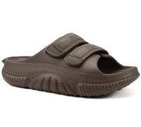 COFACE Mens Recovery Sandals Arch Support Orthopedic Walking Slides for Men Adjustable Thick Cushioned Orthotic 2025 Man Plantar Fasciitis Comfort Casual Outdoor Brown Size 10