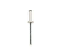CoFan 07204020bl Aperture - Pack of 500 Rivets in Flower (4 x 20 mm) White
