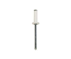 CoFan 07204020bl Aperture - Pack of 500 Rivets in Flower (4 x 20 mm) White
