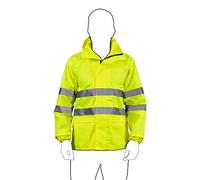 COFAN 11002076-L Jacket Impermeable De Alta Visibilidad Dise ada Para Aumentar La Visibilidad Del Usuario Y Protegerle De La Lluvia. gracias A La Ergonomaa De La Prenda, Podra!s Llevar A Cabo...