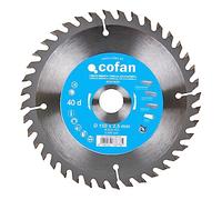 COFAN 9292632 Disc De Saw Circular para Wood A~150 X 2.5 X 20 mm, 40 Teeth for DIYers & Professionals, Designed for Cutting and Finishing Jobs, 20 mm