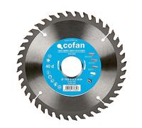 COFAN 9292634 Disc De Saw Circular para Wood A~160 X 2.5 X 30 mm, 40 Teeth for DIYers & Professionals, Designed for Cutting and Finishing Jobs, 30 mm