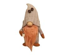 # Coffe Gnome Dwarf Decorations Home Dwarf Plush Hand Ground Coffee Doll for Couples Dwarf Plush Dolls Handmade Figurines Decorated Kitchen Layered Tray Decorations