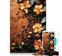 Coffe on The Table 1000 Piece Teenager Puzzles Unwind Game Creative Fun Playful Challenge Xmas Present (50x75cm)