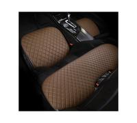(Coffee (3PCS)) PU Leather Car Seat Covers Interior parts Auto Products Universal Cushion