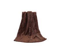 (Coffee, 50x70cm) Coral Fleece Blankets Super Soft Shaggy Universal Solid-color Fleece Blankets For Sofa