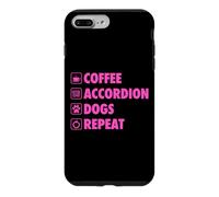 Coffee Accordion Dogs Repeat Life Simple Basic Icons Case for iPhone 7 Plus/8 Plus