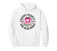 Coffee Addict Book Lover Reading Bibliophile Nerd Pullover Hoodie