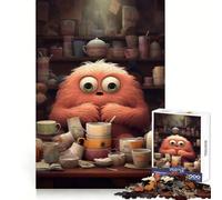 Coffee Addiction 1000 Piece Jigsaw Puzzle for Adults Brain Exercise DownTime Game Family Game Home Display (38x26cm)