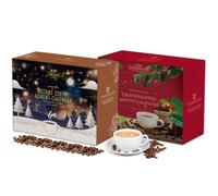 Coffee Advent Calendar 2024 - Selection of Premium Flavoured Coffee Gift Set Bundle - Coffee Christmas for Men and Women - Christmas Coffee Gifts for Men and Women (Ground & Instant Coffee)