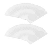 Coffee Aluminum Foil Lids, Self Adhesive High Temperature Foil Seals for Refillable Coffee Capsules, Disposable Coffee Pods Stickers with Pressure Build Up for Home Brewi (59mm / 2.3in Diameter,