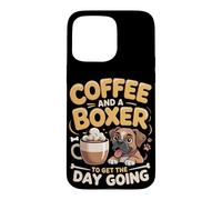 Coffee and a Boxer to Get the Day Going Case for iPhone 15 Pro Max