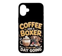 Coffee and a Boxer to Get the Day Going Case for iPhone 16 Plus