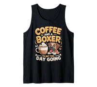 Coffee and a Boxer to Get the Day Going Tank Top