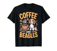 Coffee and Beagles Beagle Owner Coffee Addict Pet Dogs T-Shirt