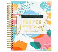 COFFEE AND BIBLE TIME Prayer Journal: 3 Sticky Note Pads Included, Gold-Colored Spiral Binding, Solid Board Cover, Perfect to Journal Prayers and Grow in Faith