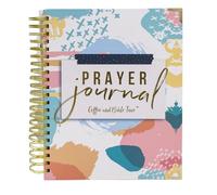 COFFEE AND BIBLE TIME Prayer Journal: 3 Sticky Note Pads Included, Gold-Colored Spiral Binding, Solid Board Cover, Perfect to Journal Prayers and Grow in Faith