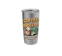 Coffee and Broccoli My Morning Combo Stainless Steel Insulated Tumbler