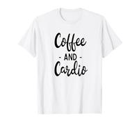 Coffee and Cardio - Workout Fitness Running Run 5k 10k Track T-Shirt