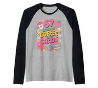 Coffee and Chaos School Year for Busy Teachers and Raglan Baseball Tee