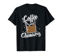 Coffee and Chemistry Measuring Beaker in the Laboratory T-Shirt