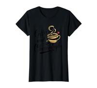 Coffee and Choreography Funny Dance Teacher Choreographer Value Graphic T-Shirt, Women, Black, L