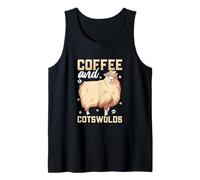 Coffee and Cotswold Sheep Tank Top