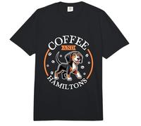 Coffee and Hamilton Hound Comfort Colors Adult Heavyweight T-Shirt