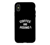 Coffee And Hsing I/Funny Martial Arts Coffee Lover Design Case for iPhone X/XS