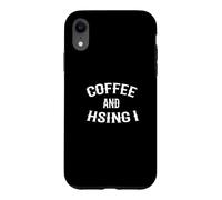 Coffee And Hsing I/Funny Martial Arts Coffee Lover Design Case for iPhone XR