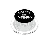 Coffee And Hsing I/Funny Martial Arts Coffee Lover Design PopSockets PopGrip for MagSafe