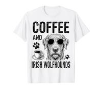 Coffee and Irish Wolfhounds Funny Irish Wolfhound Value Graphic T-Shirt