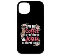Coffee and Jesus Women's Misses Unisex Funny Teacher Case for iPhone 13